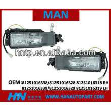 MAN TRUCK FOG LAMP pièces man truck 81251016338/81251016328 81251016318 RH 81251016339/81251016329 81251016319 LH